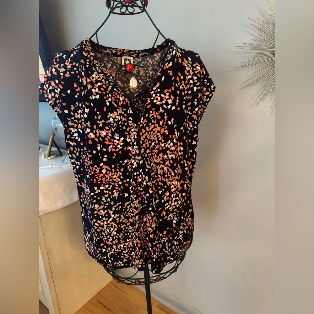 Polkadot Print Women's Top